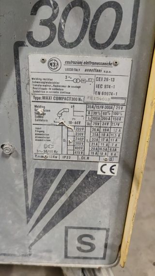Soldadora Hilo Aluminio 
Maxi Compact 300
