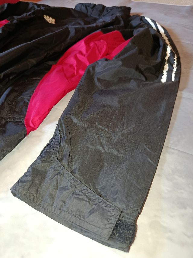 Chaqueta tipo Cortavientos Adidas negra/roja L