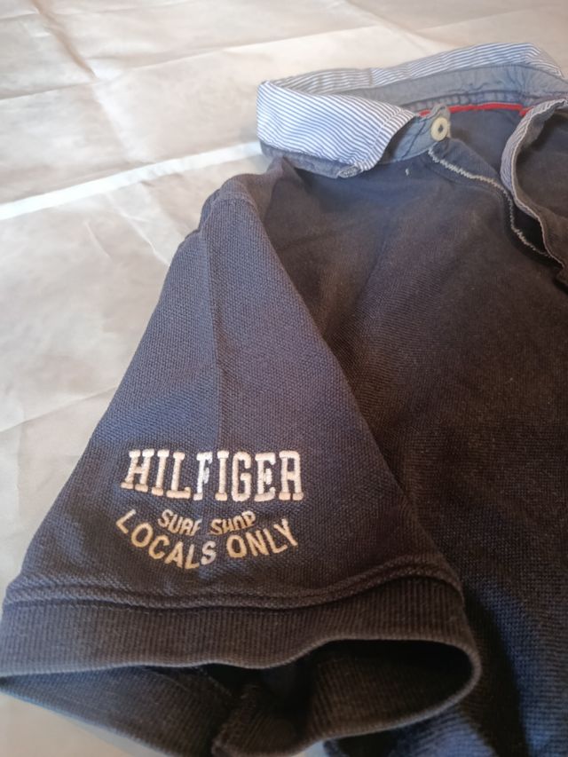 Polo Tommy Hilfiger Vintage talla L (42-44) Azul