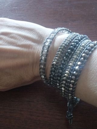 Bracciale avvolgente Nakamol grigia 