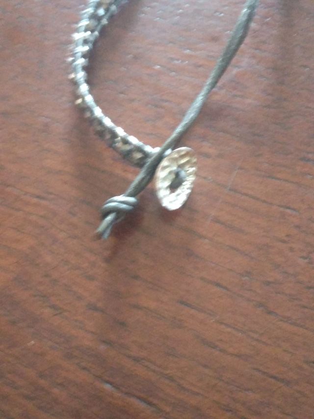 Bracciale avvolgente Nakamol grigia 