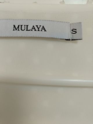 Blusa MULAYA blanca talla S