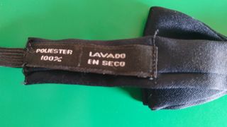 Pajarita negra niño comunión 9cm
