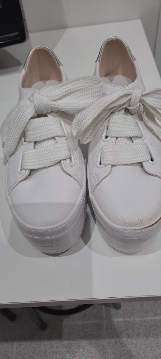 Zapatillas blancas plataforma