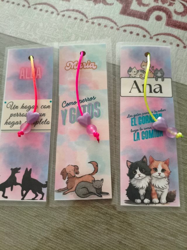 Marcapáginas personalizados