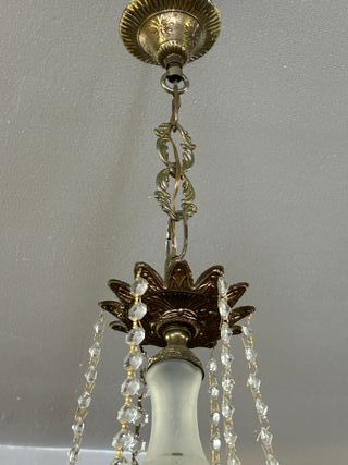 Lámpara de cristal Azul