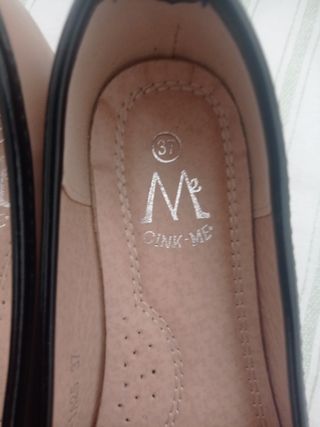 Manoletinas CINK ME beige-negro