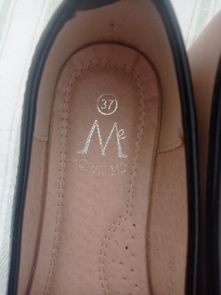 Manoletinas CINK ME beige-negro