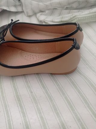 Manoletinas CINK ME beige-negro