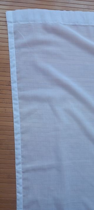 Tende bianche traslucide - 3 pannelli