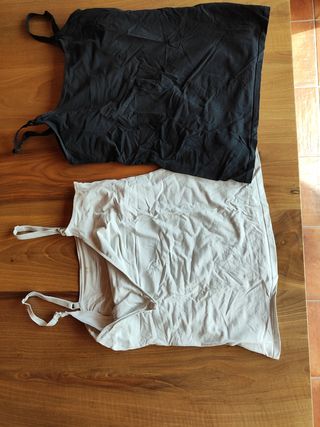 2 Camisetas lactancia - Talla S.