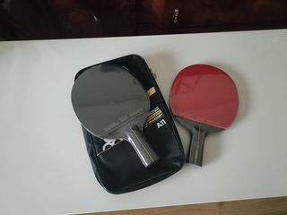 2 Palas Ping Pong + estuche