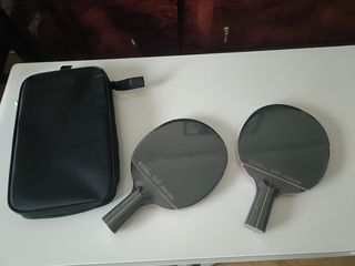 2 Palas Ping Pong + estuche