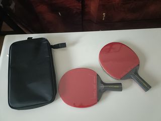2 Palas Ping Pong + estuche