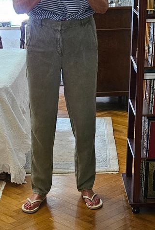 Pantalones Massimo Dutti - Verde Oliva