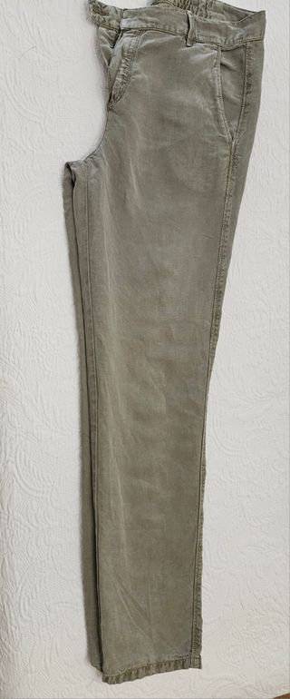 Pantalones Massimo Dutti - Verde Oliva