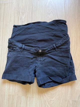 Shorts premamá negros - Talla L