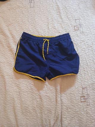 Bañador niño azul-amarillo