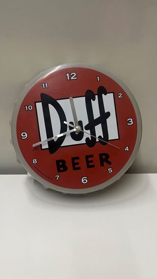 RELOJ CHAPA DUFF BEER “Simpsons”