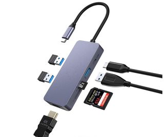 7 en 1 USB C Hub para MacBook, iMac, iPad, Windows