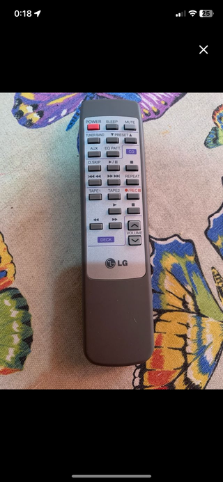 Mando LG - Mini cadena musical