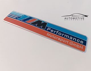 EMBLEMA BMW MOTORSPORT AUTOADHESIVO