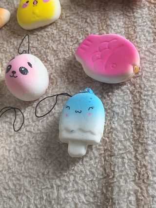 Squishy kawaii: 8 figuras