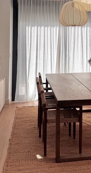 Mesa comedor IKEA MÖRBYLÅNGA marrón NUEVA 