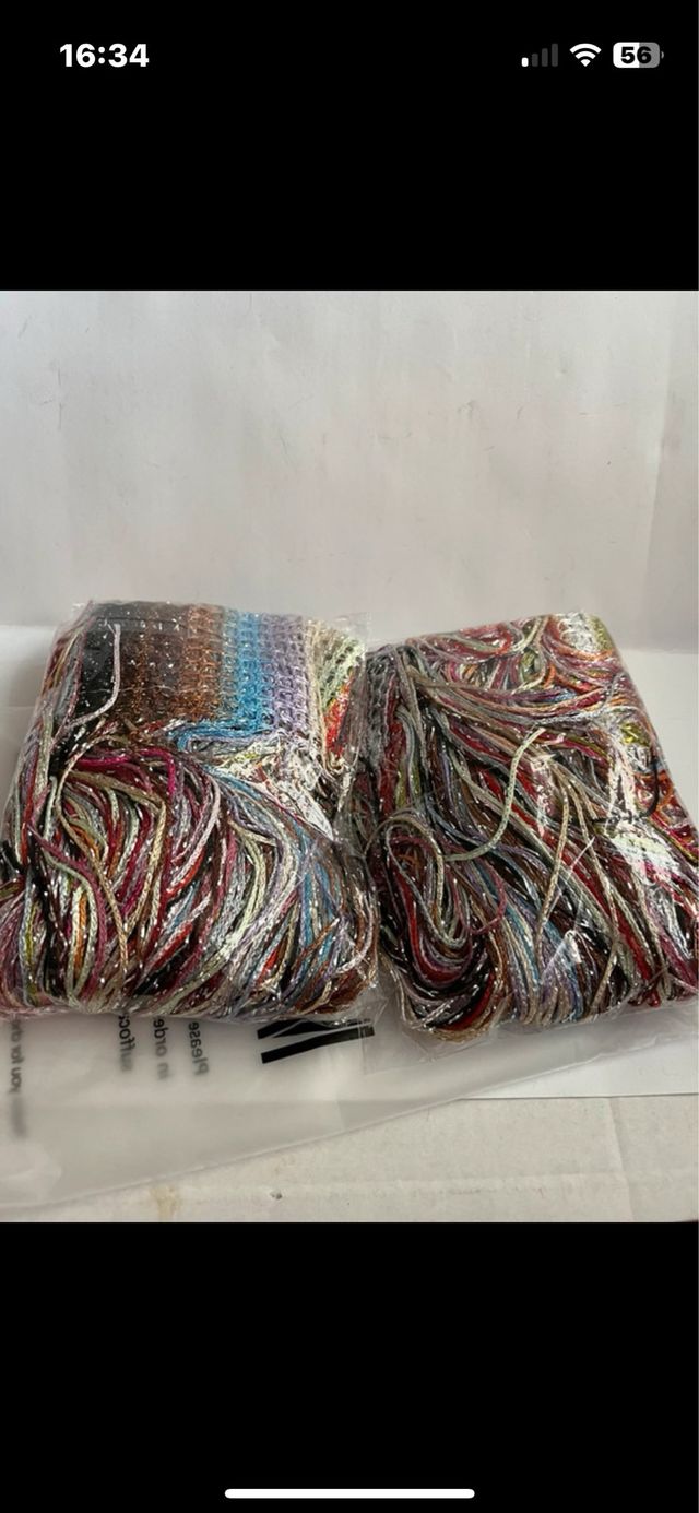 Cortina multicolor - Hilo brillante