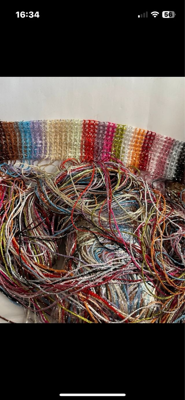 Cortina multicolor - Hilo brillante