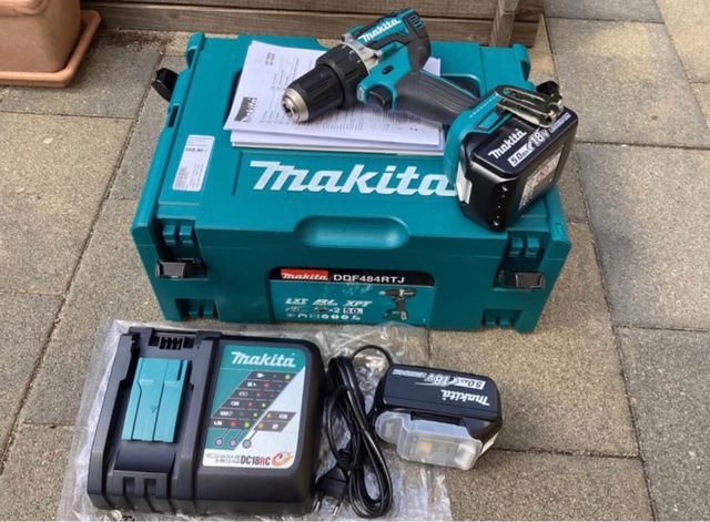 Taladro atornillador Makita DDF484RTJ