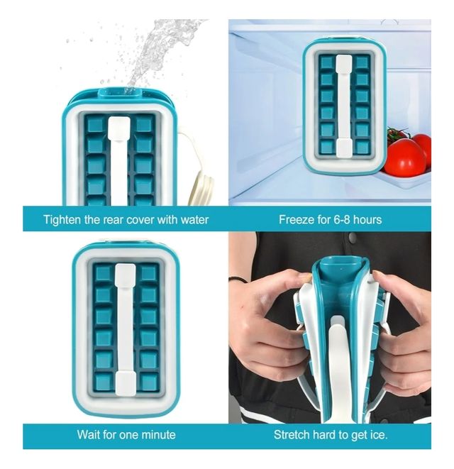 Vaschetta ghiaccio 22x13cm - Blu