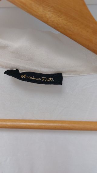 Blusa Massimo Dutti beige