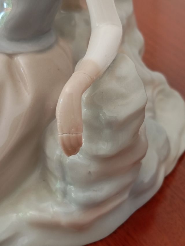 Lâmpada Lladró Menina com Pássaro