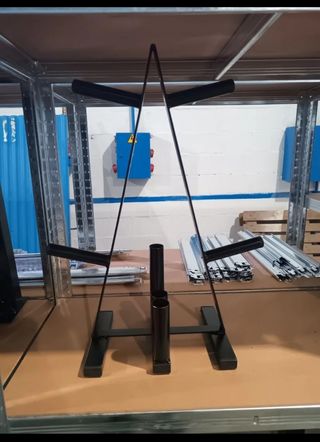 Soporte para discos de pesas decathlon