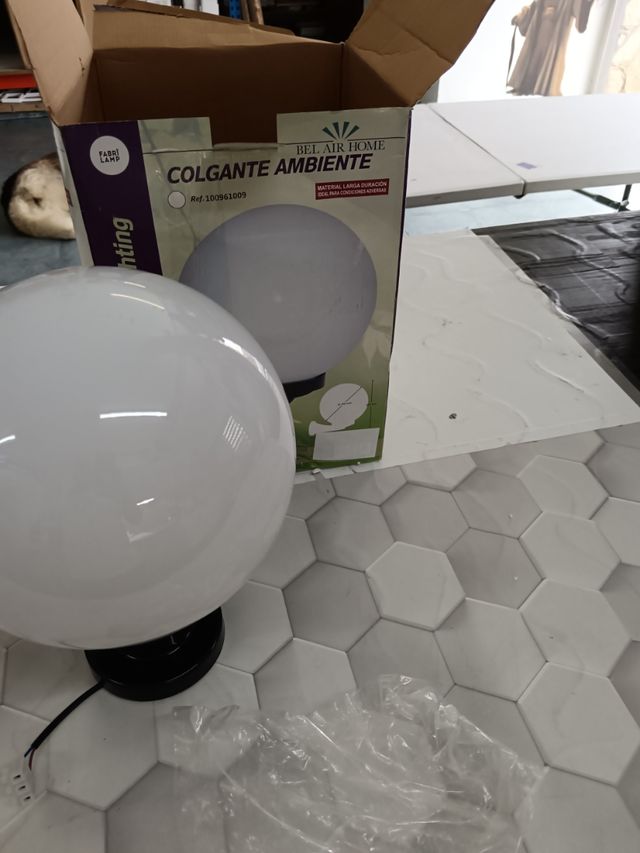 1 Lámpara Bola Exterior BEL AIR HOME