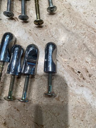 21 Tiradores Baño Cromados + 5 de regalo