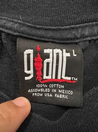T-Shirt Giant Vintage Metallica in the club anni90