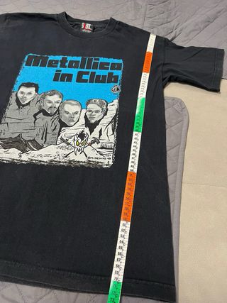 T-Shirt Giant Vintage Metallica in the club anni90