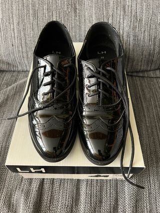 Zapatos charol negros - talla 39