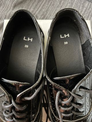 Zapatos charol negros - talla 39
