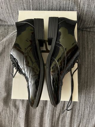 Zapatos charol negros - talla 39