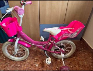 bicicleta niña de 14 pulgadas