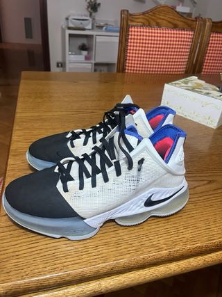 Nike LeBron 19 Low - Blancas y Negras