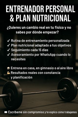Entrenador Personal