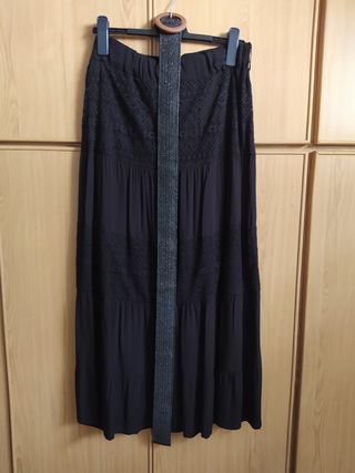 Falda negra ibicenca - boho