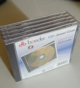 Custodie CD - 20 pezzi + 5 pezzi ancora sigillati