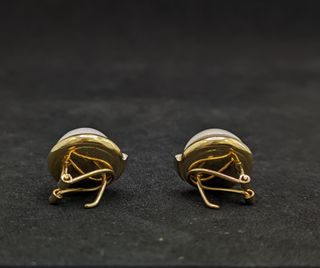 Pendiente de oro de 18k con Perlas, 6.68 g.