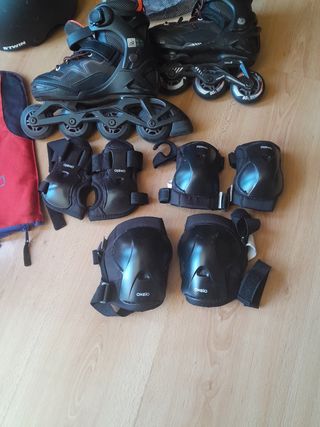 Patines Oxelo + protecciones