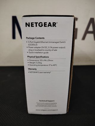 Switch Gigabit Netgear GS305 - 5 puertos